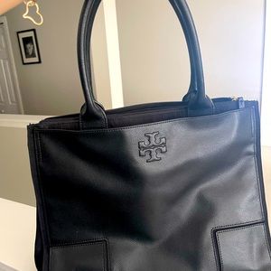 Tory Burch leather tote- great condition